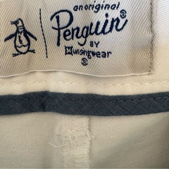 Original Penguin NWT Men’s Premium Slim Fit Stretch Short White Size 34 - Picture 5 of 11